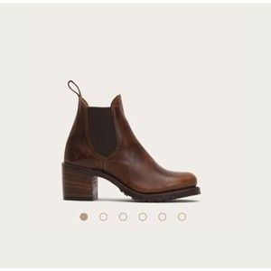 Frye Brown Ankle Boots